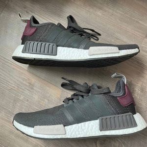 Adidas NMD_R1 Grey Olive Green Maroon